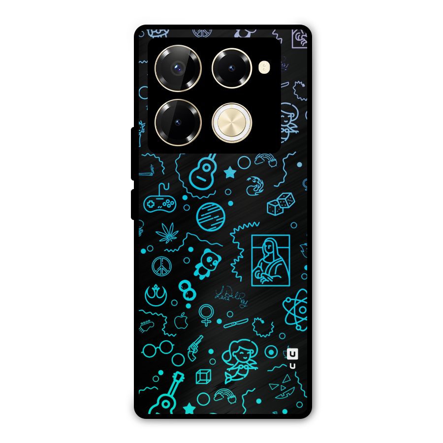 Joy Art Metal Back Case for Infinix Note 40 Pro