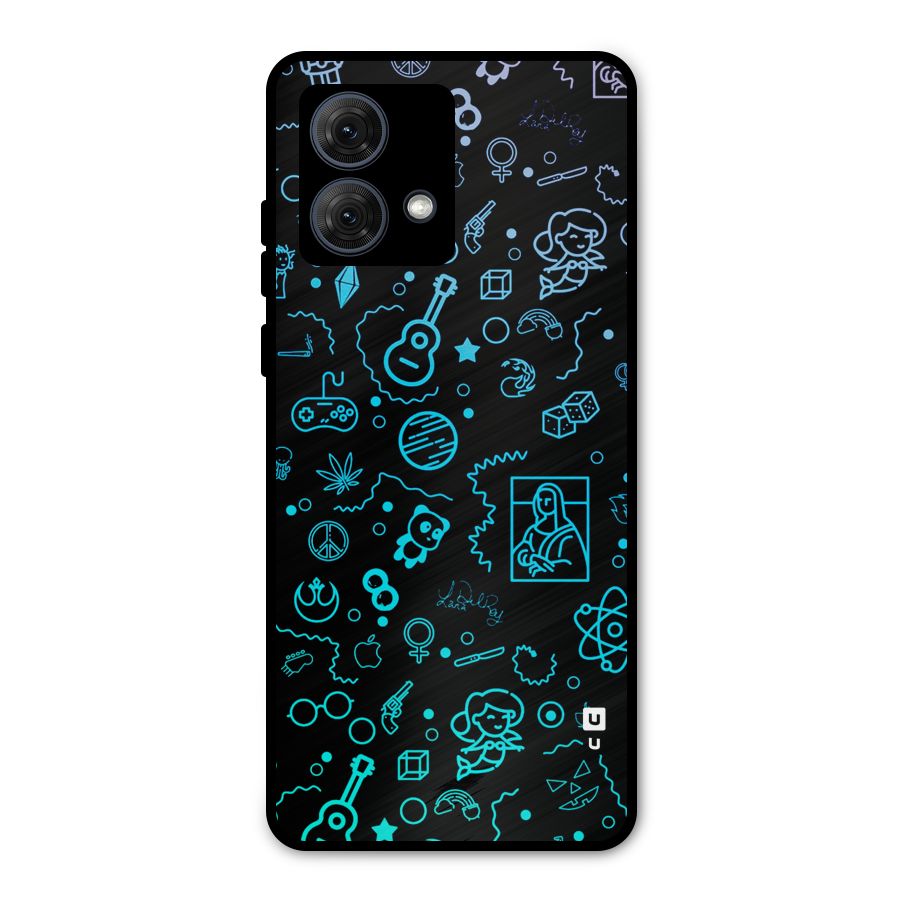Joy Art Metal Back Case for Moto G84
