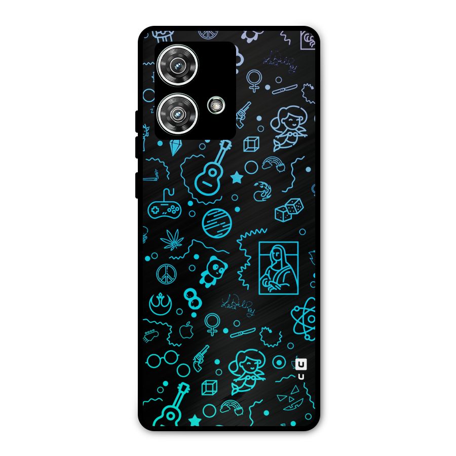 Joy Art Metal Back Case for Motorola Edge 40 Neo