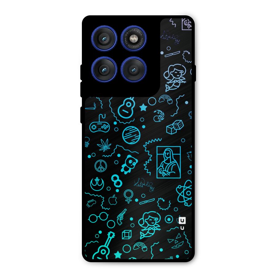 Joy Art Metal Back Case for Motorola Edge 60 Pro