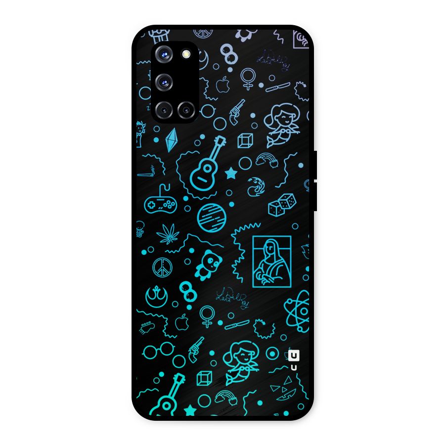 Joy Art Metal Back Case for Oppo A52