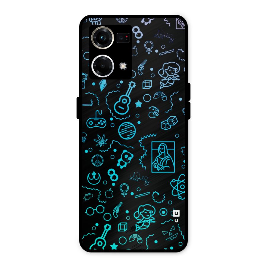 Joy Art Metal Back Case for Oppo F21s Pro 4G