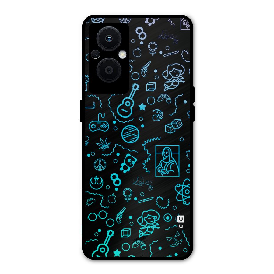 Joy Art Metal Back Case for Oppo F21s Pro 5G