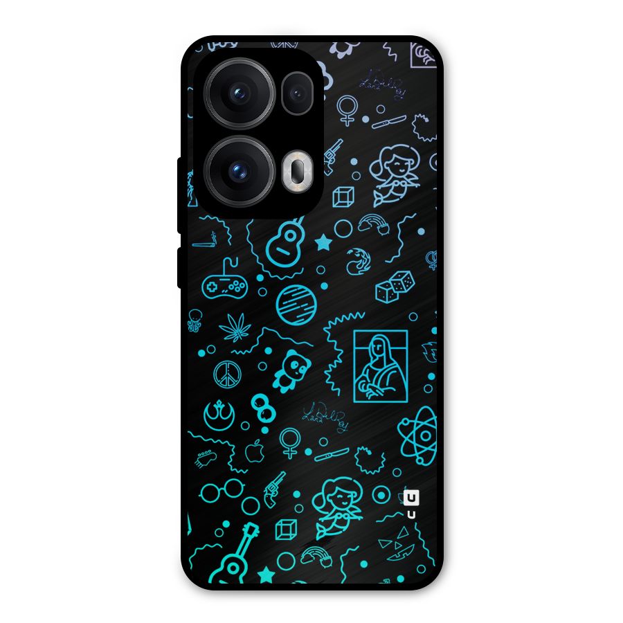 Joy Art Metal Back Case for Oppo Reno13 Pro