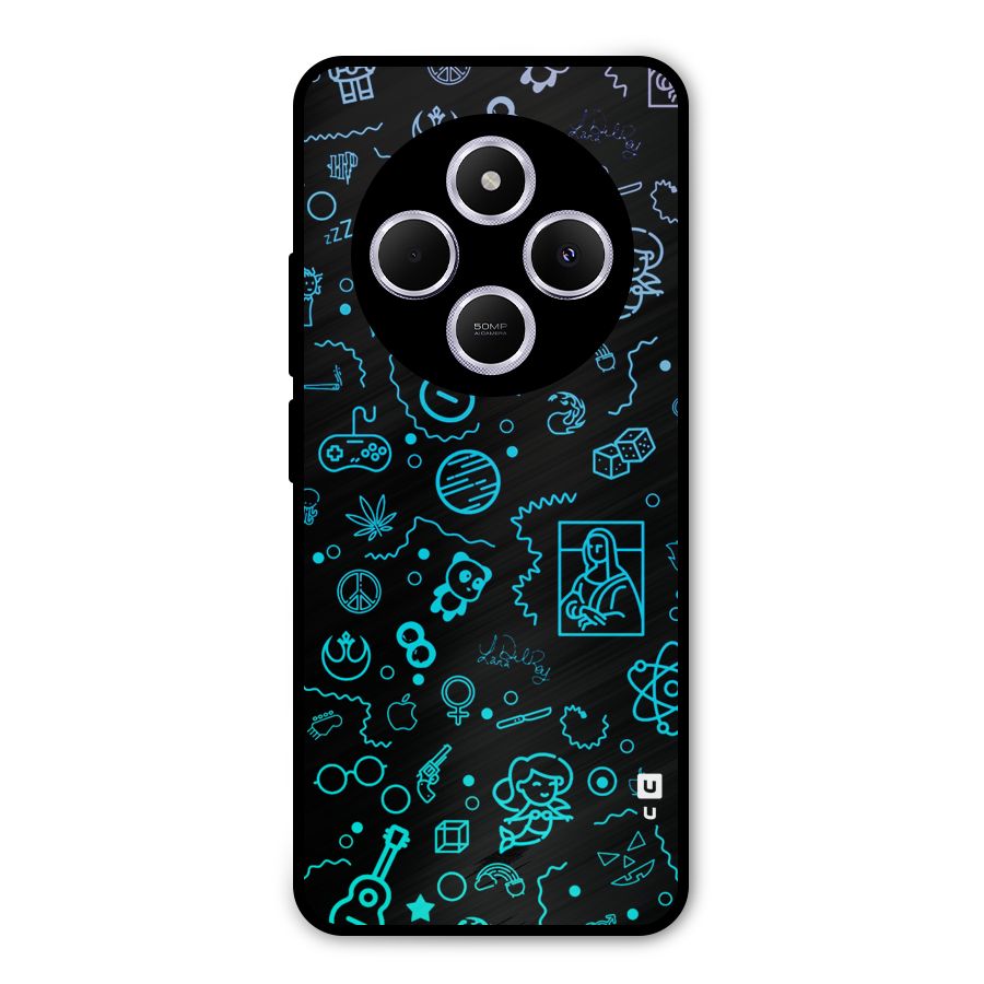 Joy Art Metal Back Case for Poco C75 5G