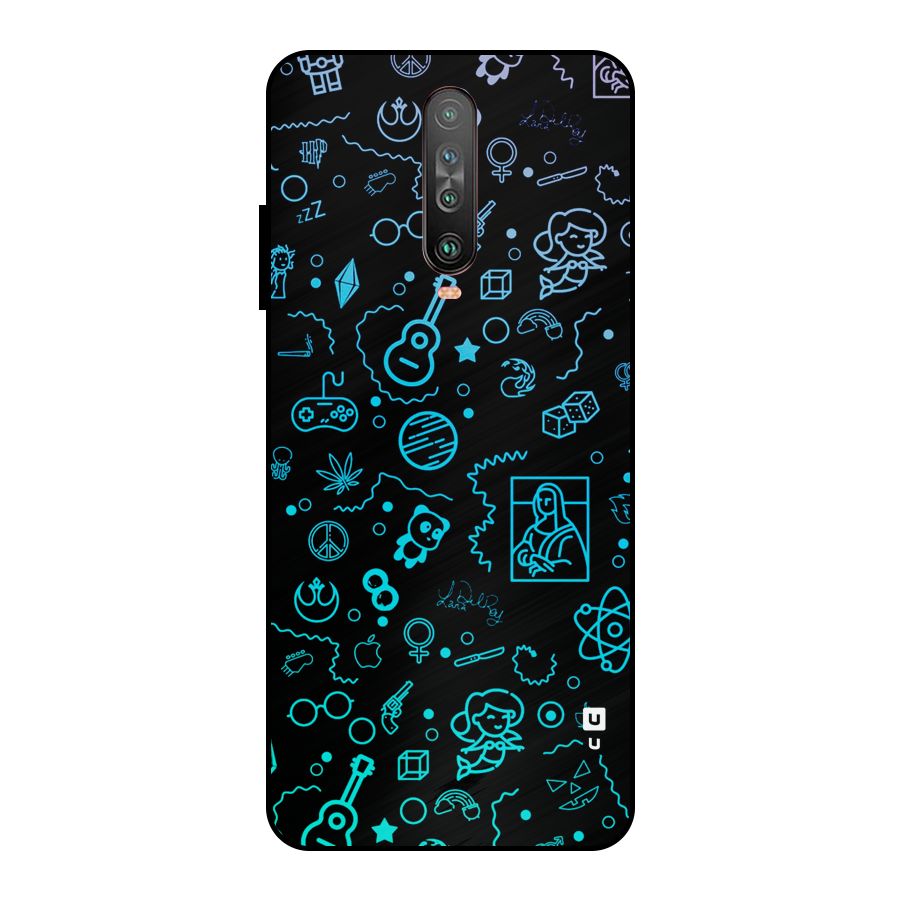 Joy Art Metal Back Case for Poco X2