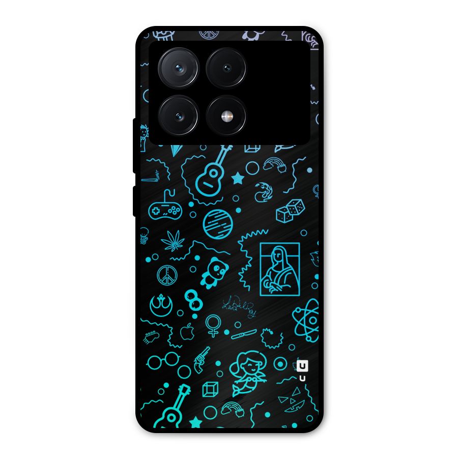 Joy Art Metal Back Case for Poco X6 Pro