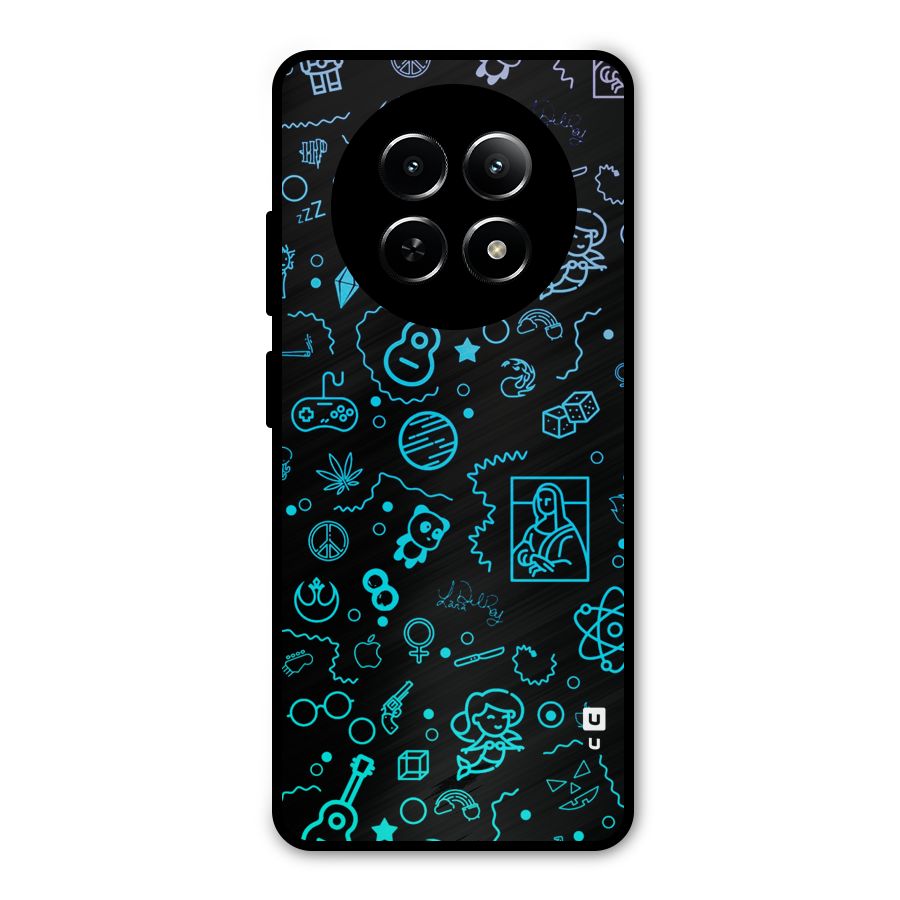 Joy Art Metal Back Case for Realme 12x 5G