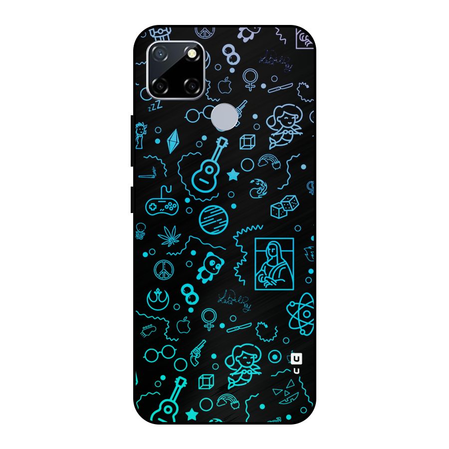 Joy Art Metal Back Case for Realme Narzo 20