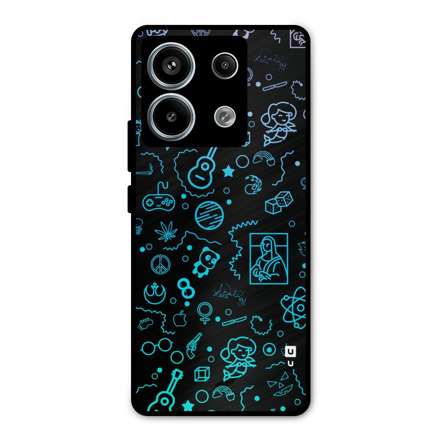 Joy Art Metal Back Case for Redmi Note 13 Pro 5G