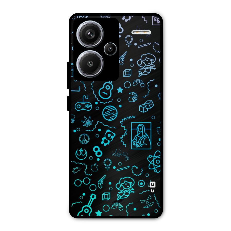 Joy Art Metal Back Case for Redmi Note 13 Pro Plus