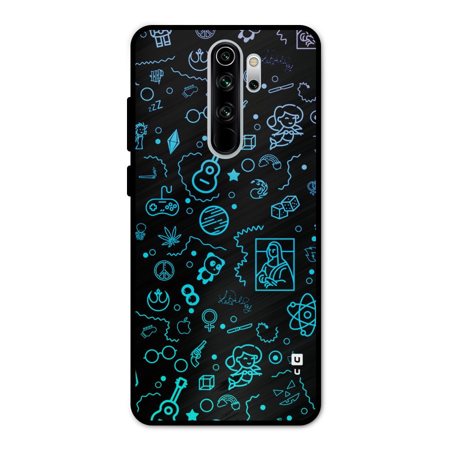 Joy Art Metal Back Case for Redmi Note 8 Pro