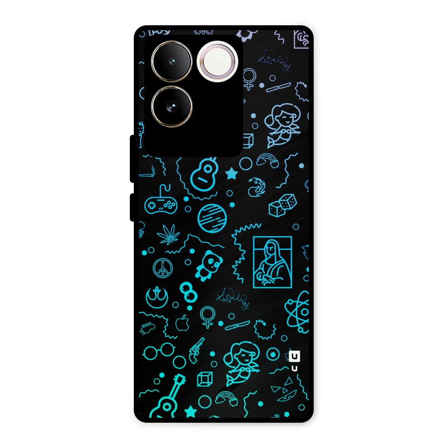 Joy Art Metal Back Case for Vivo T2 Pro