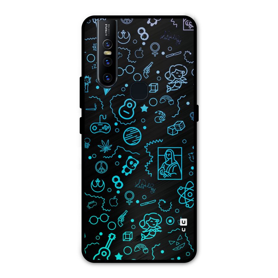 Joy Art Metal Back Case for Vivo V15