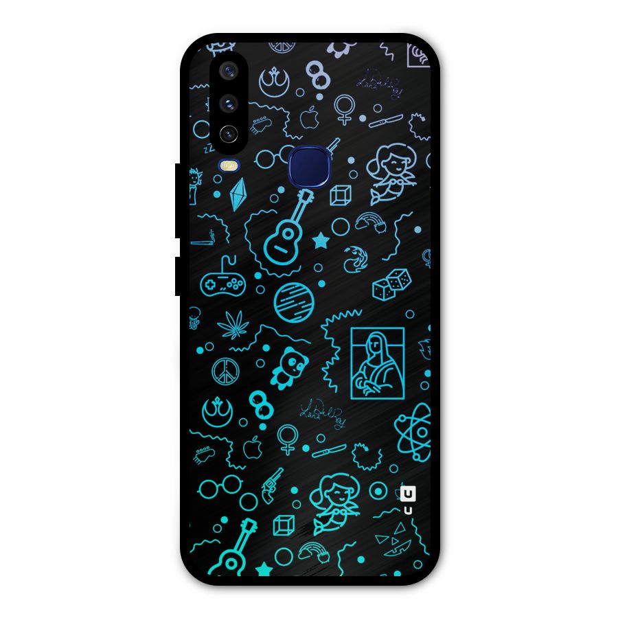 Joy Art Metal Back Case for Vivo V17