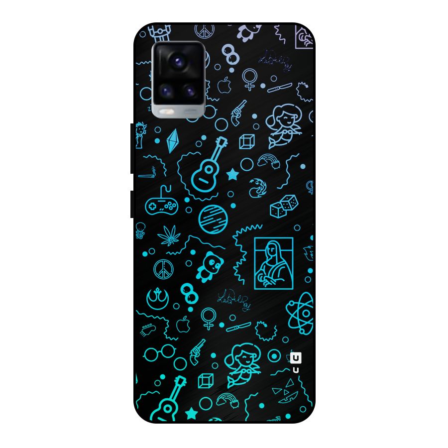 Joy Art Metal Back Case for Vivo V20 2021