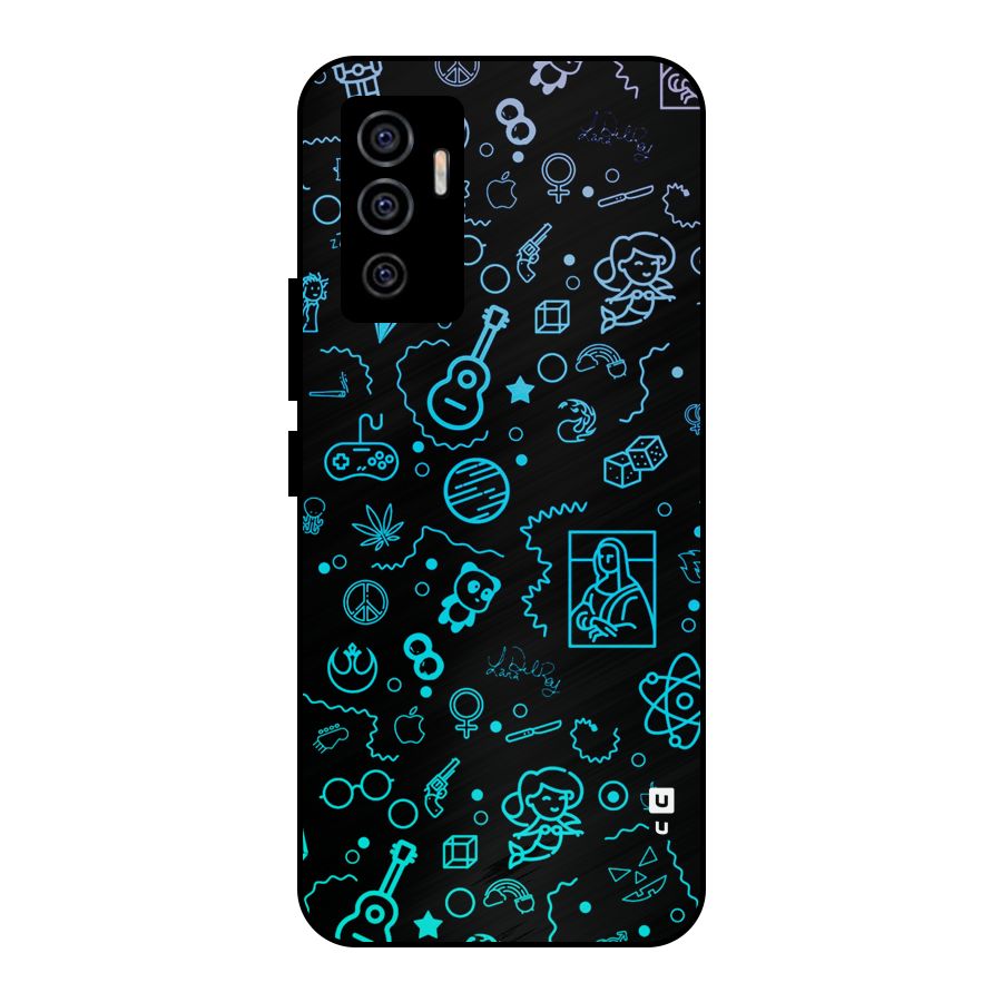 Joy Art Metal Back Case for Vivo V23e