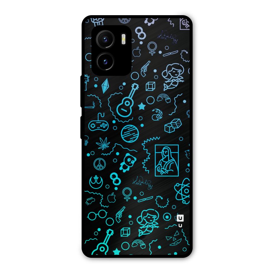 Joy Art Metal Back Case for Vivo Y15s