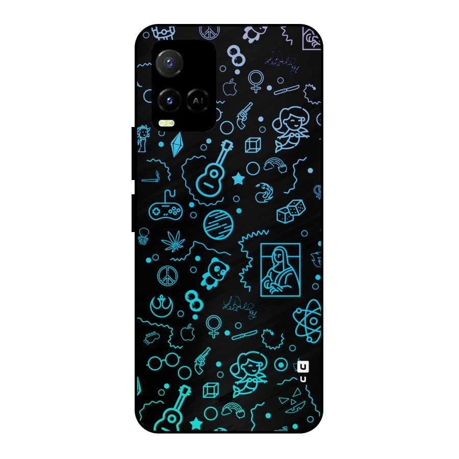 Joy Art Metal Back Case for Vivo Y21T