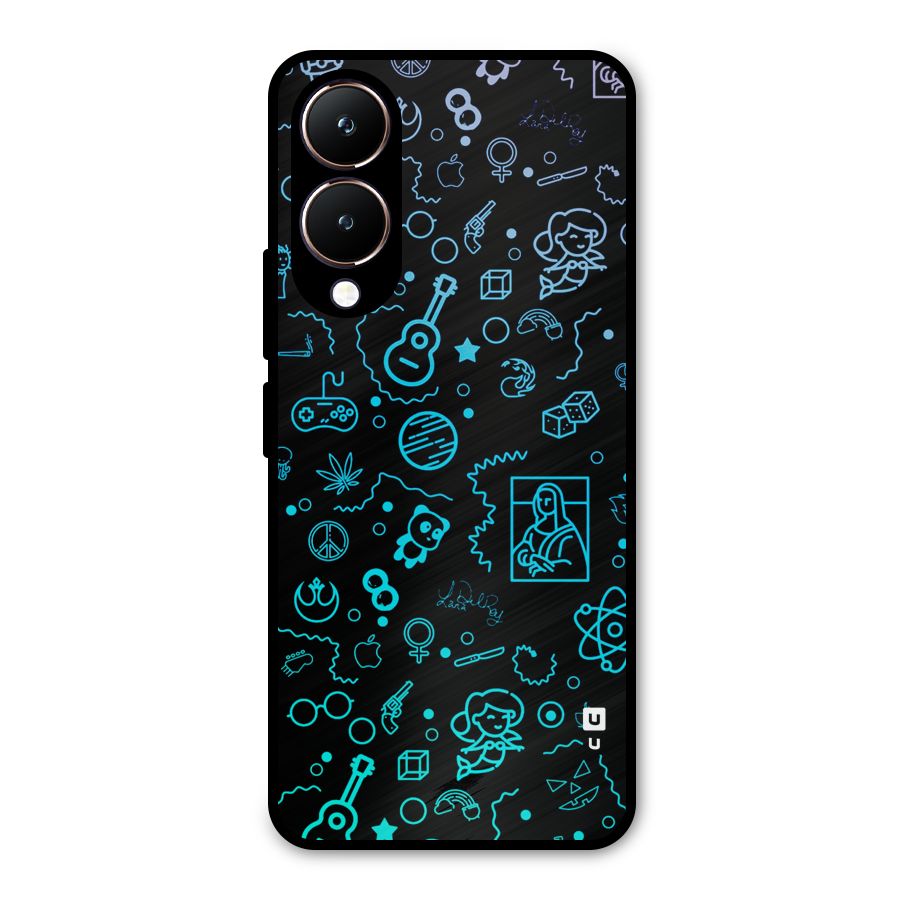 Joy Art Metal Back Case for Vivo Y28