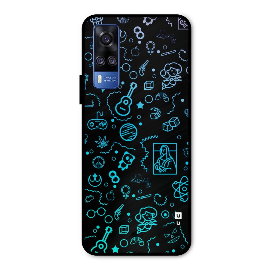 Joy Art Metal Back Case for Vivo Y31