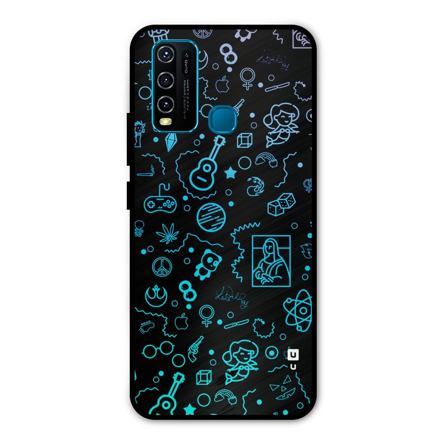 Joy Art Metal Back Case for Vivo Y50