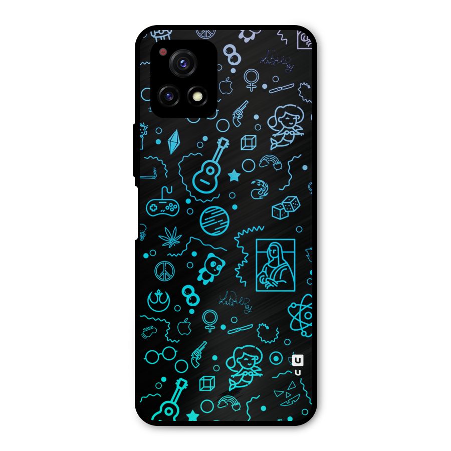 Joy Art Metal Back Case for Vivo Y72 5G