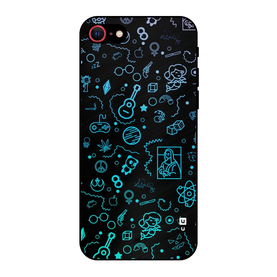 Joy Art Metal Back Case for iPhone 8
