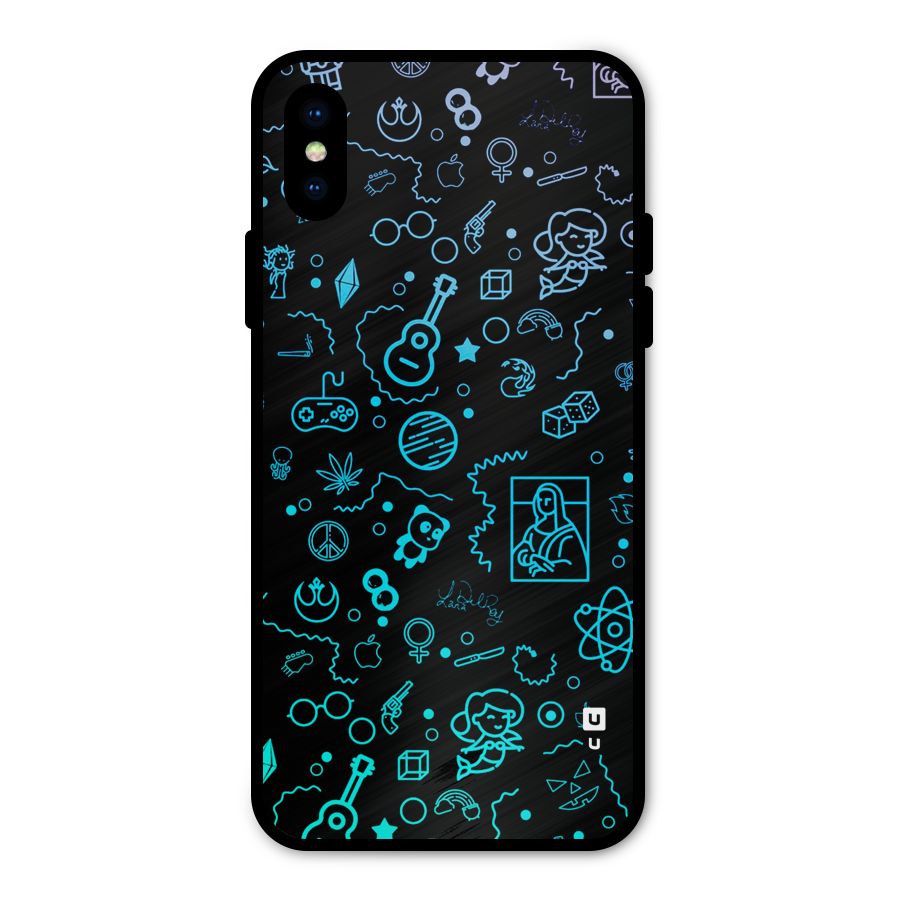Joy Art Metal Back Case for iPhone XS