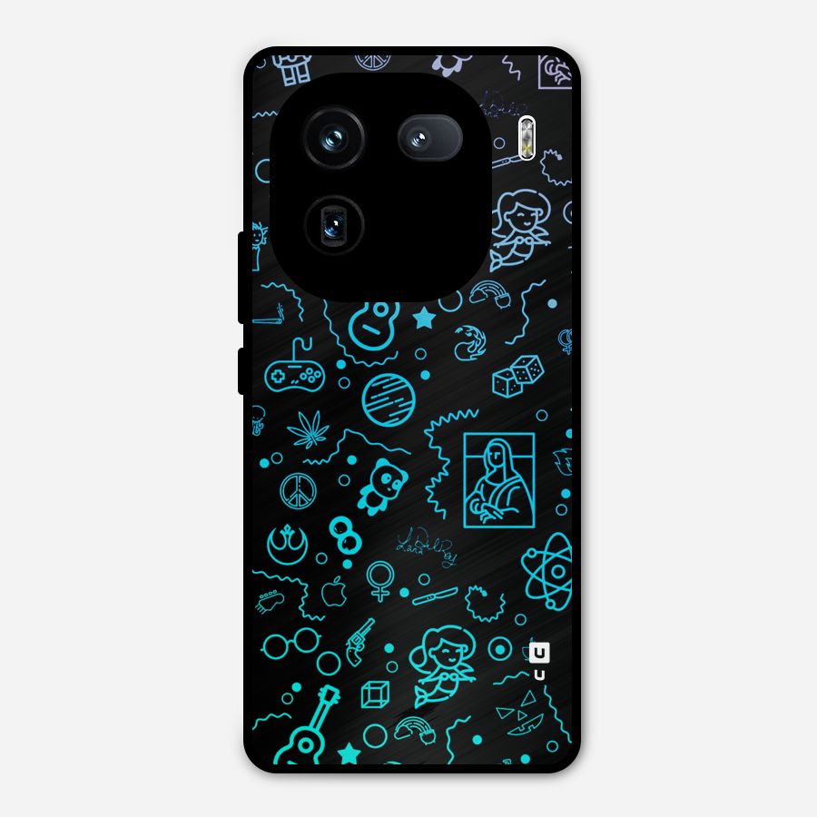 Joy Art Metal Back Case for iQOO 12