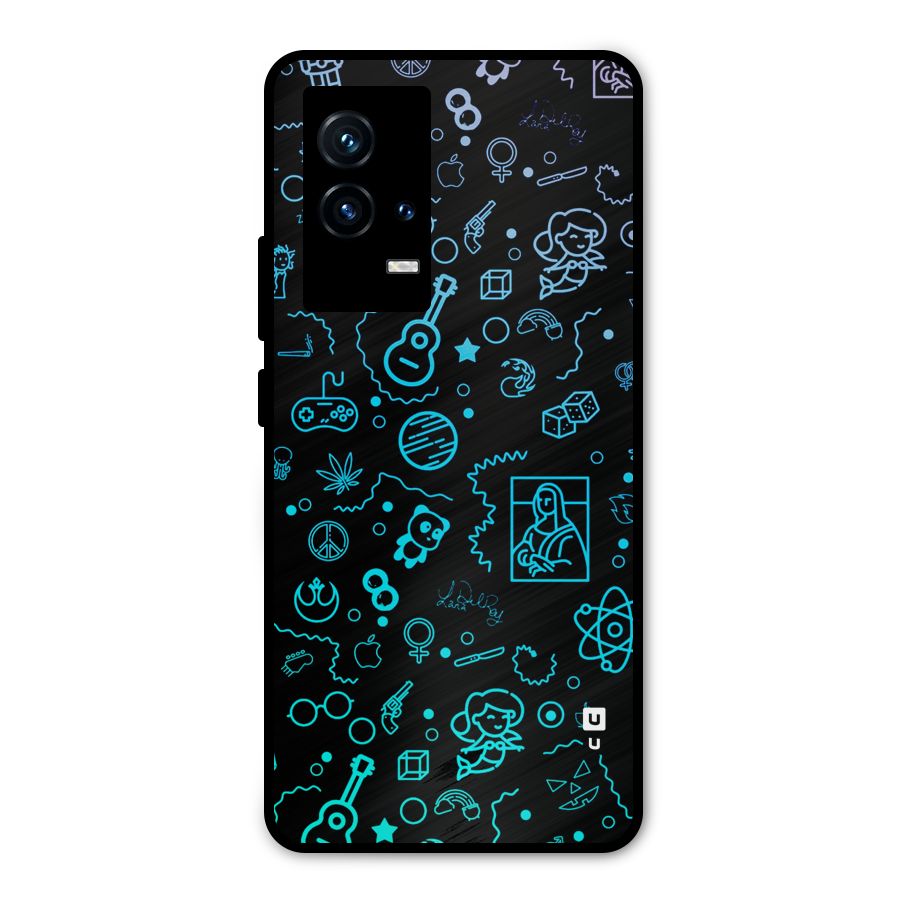 Joy Art Metal Back Case for iQOO 9 5G