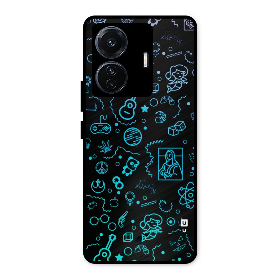 Joy Art Metal Back Case for iQOO Z6