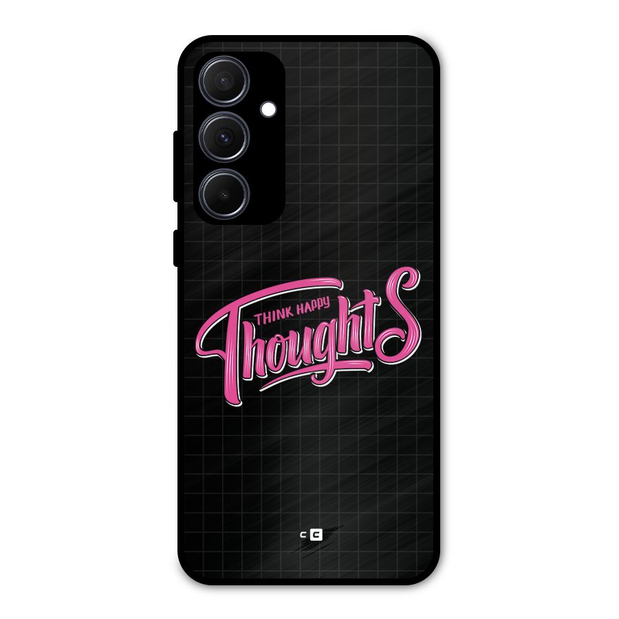 Joyful Thoughts Metal Back Case for Galaxy A35