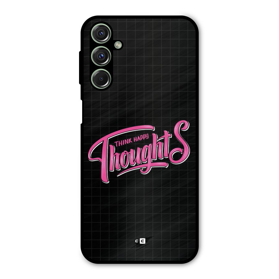 Joyful Thoughts Metal Back Case for Galaxy F34