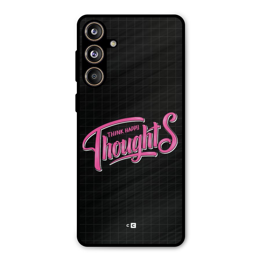 Joyful Thoughts Metal Back Case for Galaxy F55