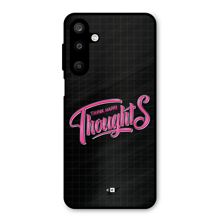 Joyful Thoughts Metal Back Case for Galaxy M16