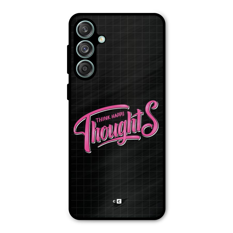 Joyful Thoughts Metal Back Case for Galaxy M55 5G