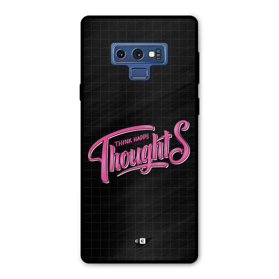 Joyful Thoughts Metal Back Case for Galaxy Note 9