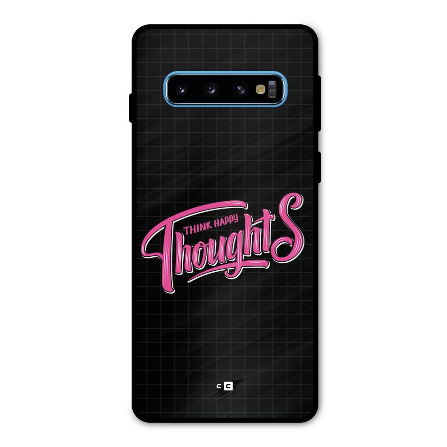 Joyful Thoughts Metal Back Case for Galaxy S10