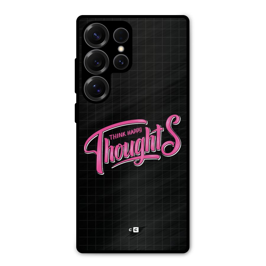 Joyful Thoughts Metal Back Case for Galaxy S25 Ultra