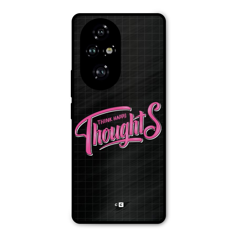 Joyful Thoughts Metal Back Case for Honor 200 Pro