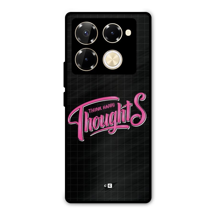 Joyful Thoughts Metal Back Case for Infinix Note 40 Pro Plus