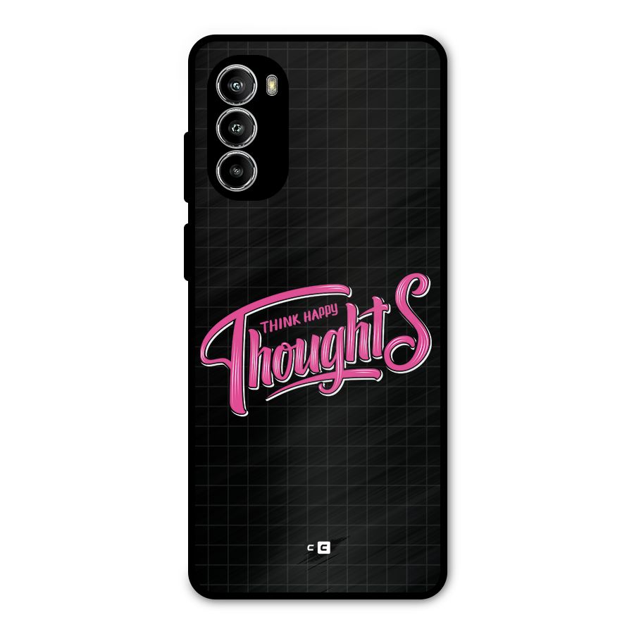 Joyful Thoughts Metal Back Case for Moto G52