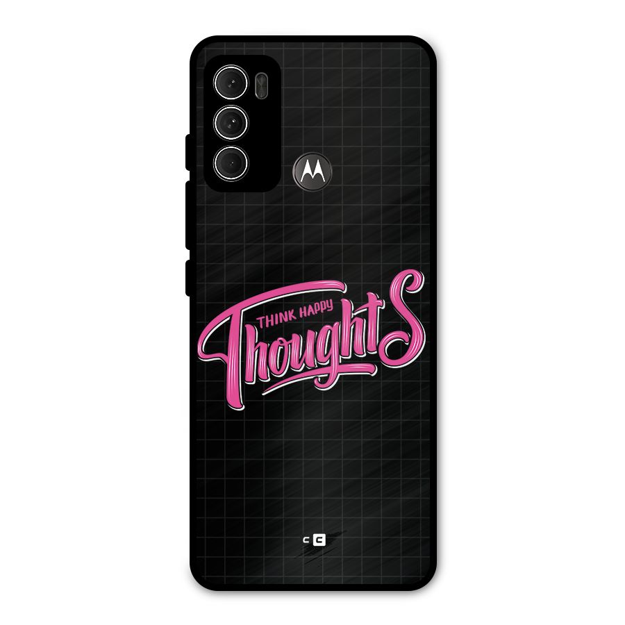 Joyful Thoughts Metal Back Case for Moto G60