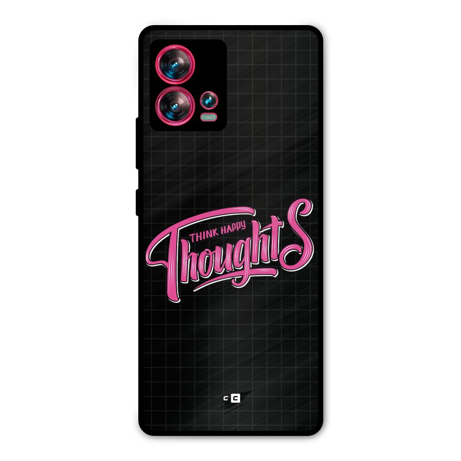 Joyful Thoughts Metal Back Case for Motorola Edge 30 Fusion