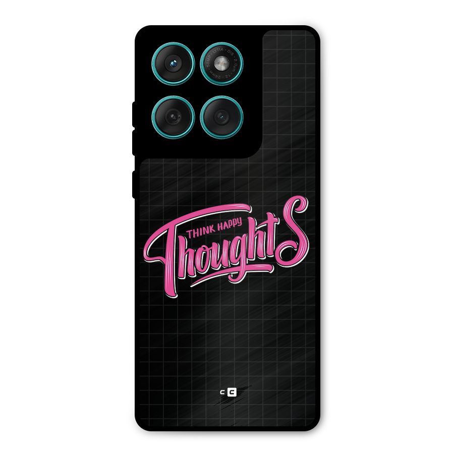 Joyful Thoughts Metal Back Case for Motorola Edge 60