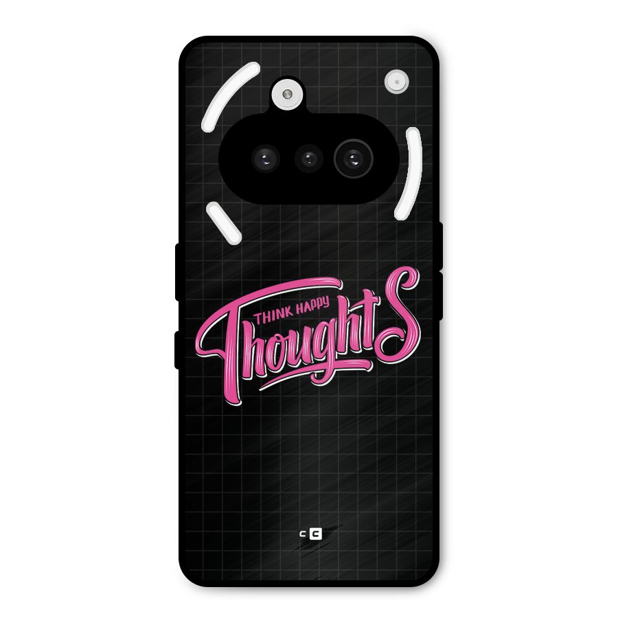 Joyful Thoughts Metal Back Case for Nothing Phone 3a