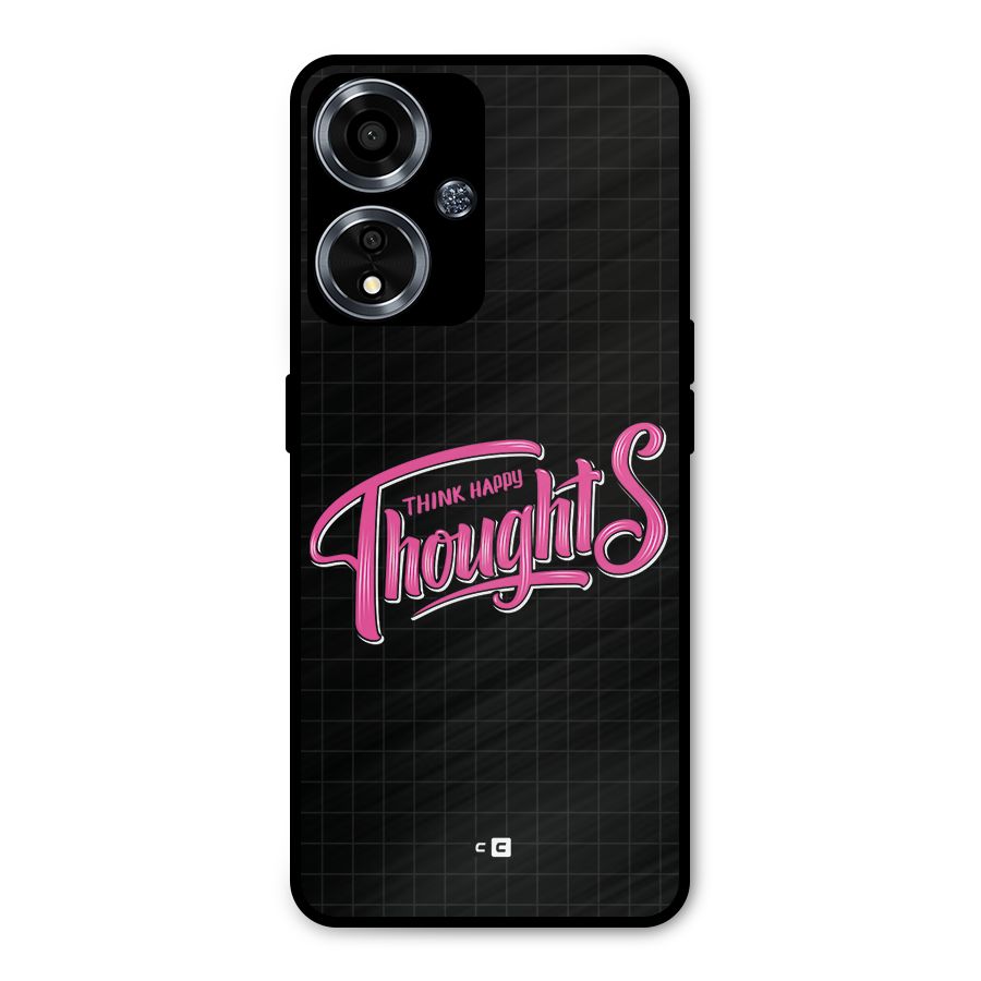 Joyful Thoughts Metal Back Case for Oppo A59