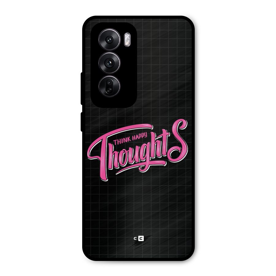 Joyful Thoughts Metal Back Case for Oppo Reno12
