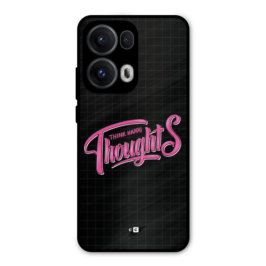 Joyful Thoughts Metal Back Case for Oppo Reno13 Pro